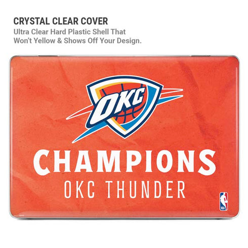 2025 NBA Champions Oklahoma City Thunder MacBook Air 15in (2023-2025) Case plus Skin